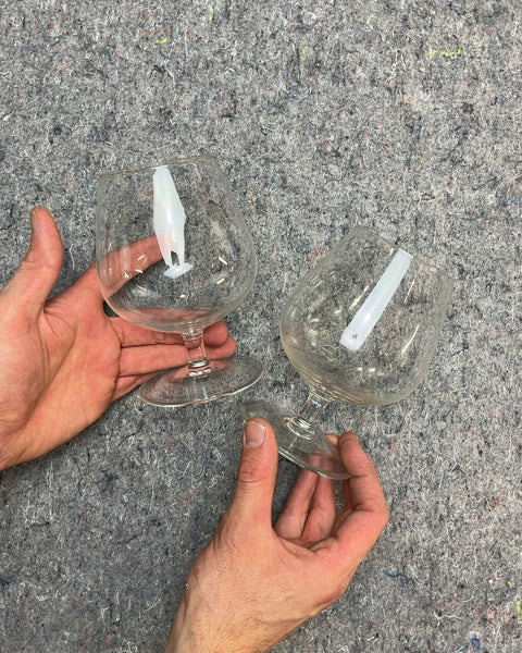 Two Brandy Snifter Glasses