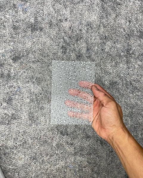 Assorted Textured Clear Architectural Glass Sample Sheets, Set of 8