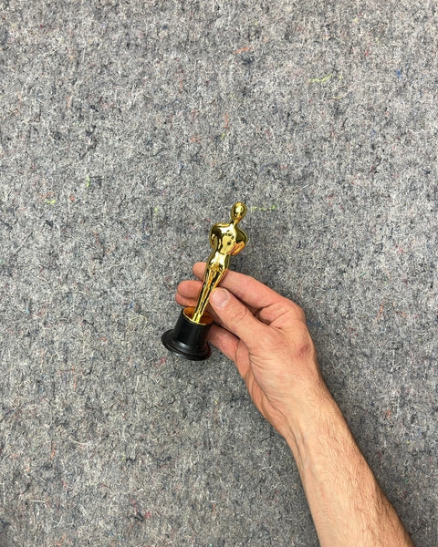 Gold Tone Oscar Style Trophy