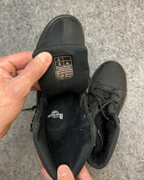 Dr. Martens Combs Combat Boots, Size US 7W or EU 38