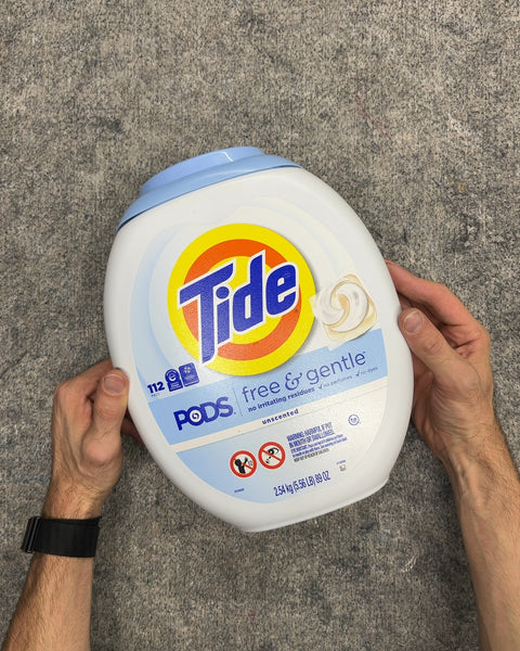 A Whole Lot Of Tide Pods Free & Gentle Laundry Detergent Pacs