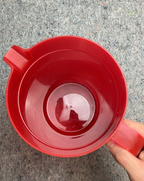 Bigass Red Plastic Pitcher