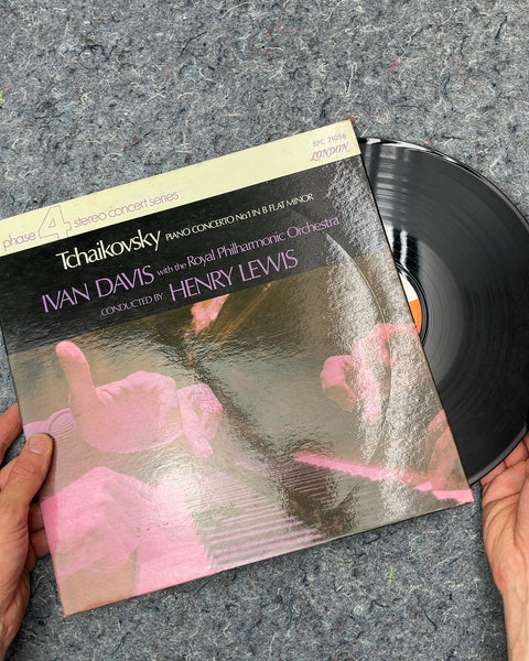 Tchaikovsky Piano Concerto No. 1 by Ivan Davis Vinyl Record