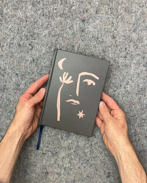 Gratitude Journal with Abstract Face Design