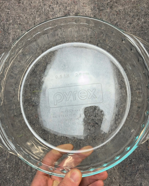 Pyrex Glass Pie Dish, 9.5 in