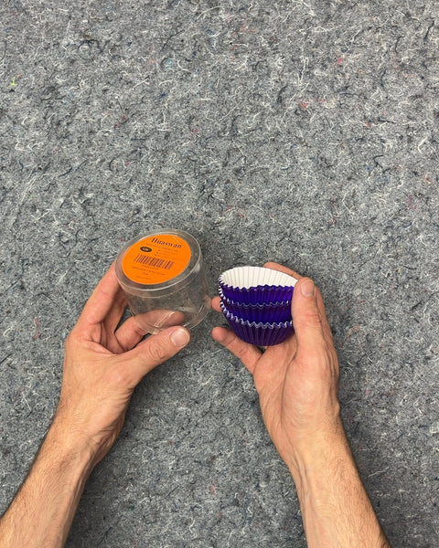 Huaxuan Purple Cupcake Liners