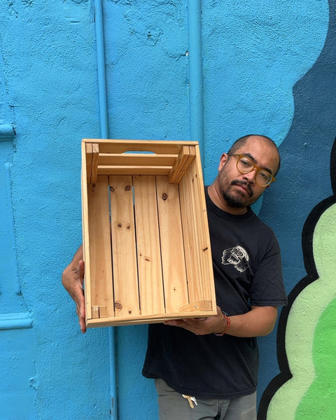 Wooden Storage Crate, 12x18"