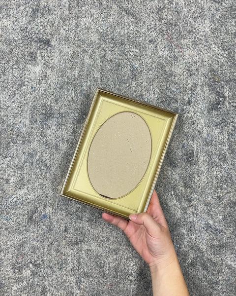 Gold Oval Picture Frame, 5 x 7 in