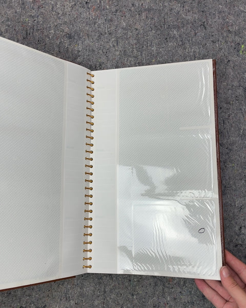 Brown Leatherette Photo Album