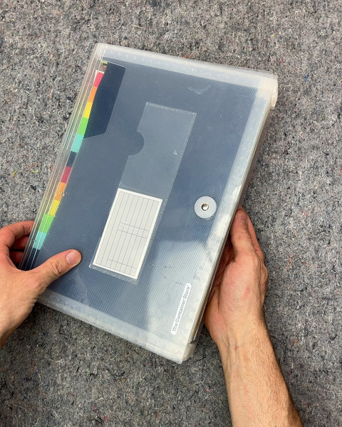 The Container Store Rainbow Expanding File Folder