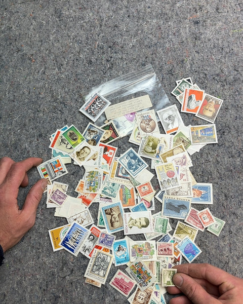 Assorted Vintage Postage Stamps Collection