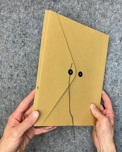 Brown Kraft Paper Document Folders with String Tie