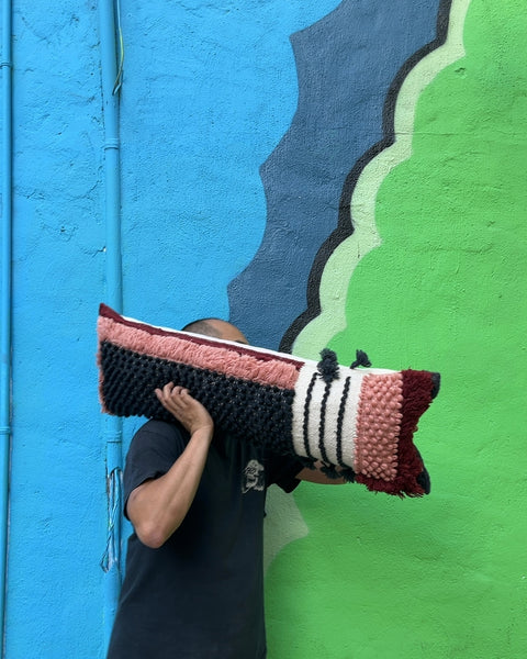 Cute CASA BOHO Long Lumbar Pillow, 34"