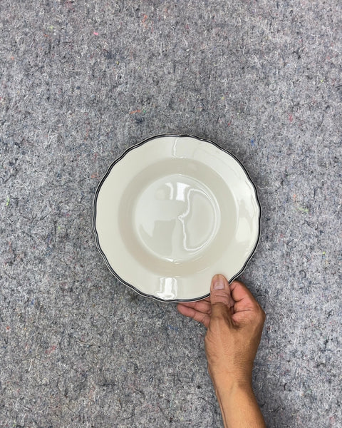 Homer Laughlin Scalloped Bowl