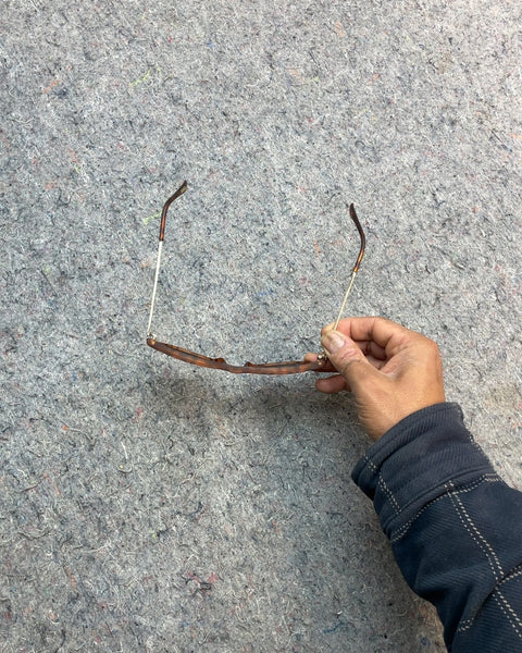 Thin-framed Tortoiseshell Sunglasses