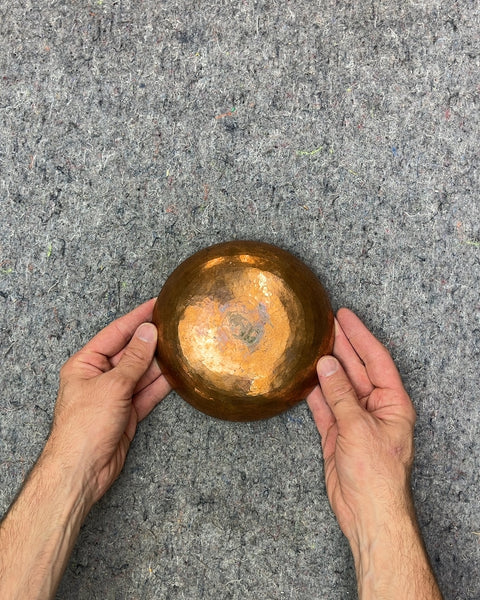 Hammered Copper Bowl, 6"