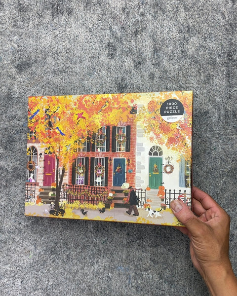 Galison Autumn in the City 1000 Piece Puzzle