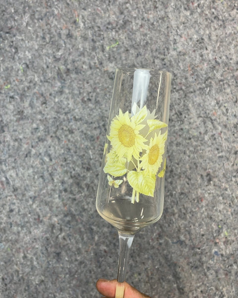 Another Floral Champagne Flutes, Set of 2