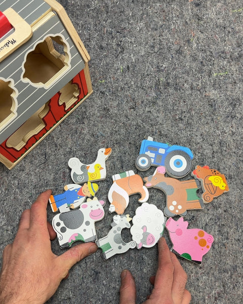 Melissa & Doug Farm Shape Sorter