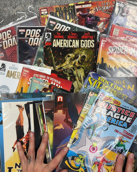 A Looooot Of Marvel and DC Comic Books