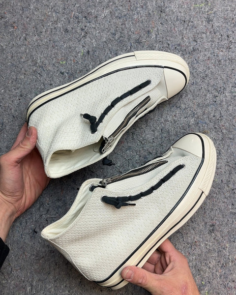 Converse Chuck 70 Zip High in the 'Egret Black', Size US 8.5M or 10.5W or EU 42