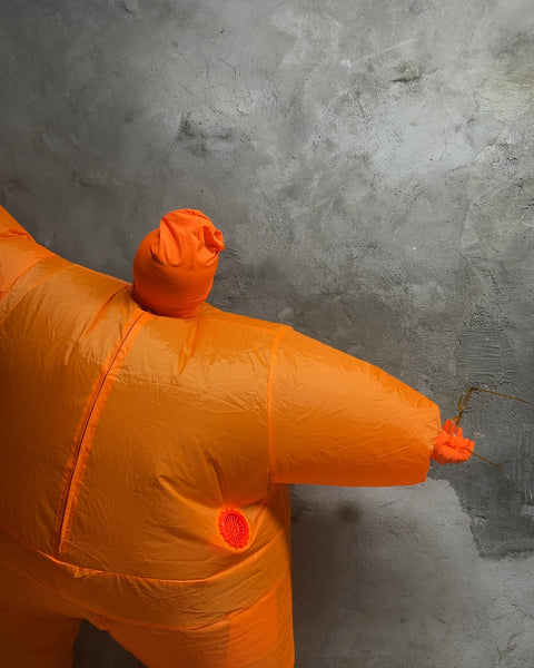IHGYT Orange Inflatable One-Piece Costume (FZ1451B)