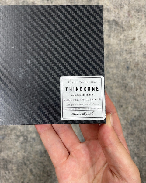 Thinborne Pixel 11 Pro XL Black Phone Case