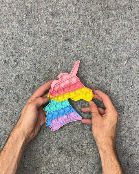Rainbow Unicorn Pop It Fidget Toy