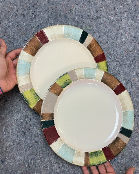 2 Collectible "Jentry" Tabletops Unlimited Dinner Plates