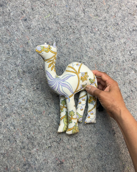 Floral Pattern Stuffed Camel