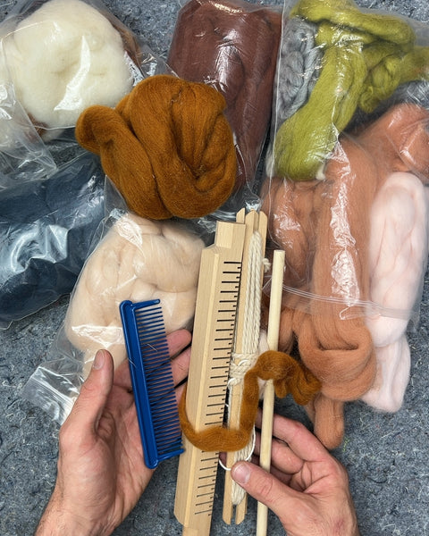 Weaving Loom Kit with Assorted Yarn