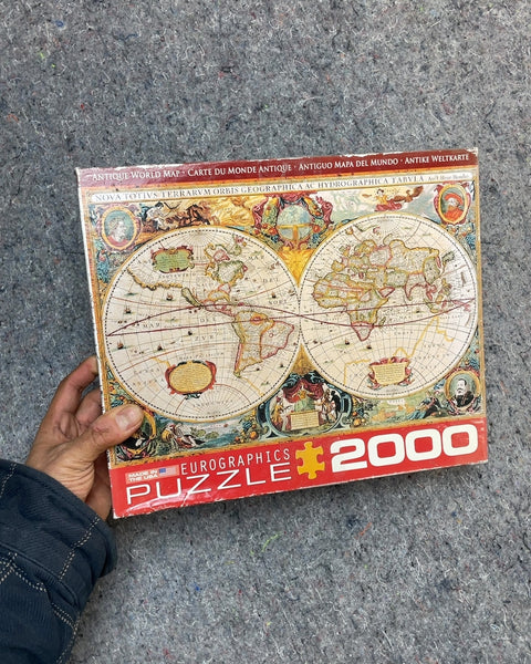 Eurographics Antique World Map Puzzle, 2000 Pieces
