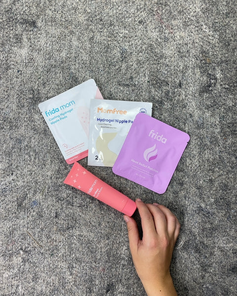 Frida Mom Nipple & Cramp Relief Pads and Balm Set