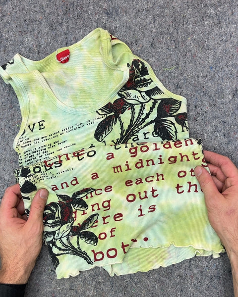 Tie-dye Glima Tank Top, Size M