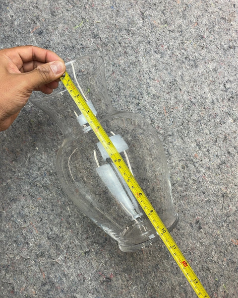 Bigass Clear Vase, H10"