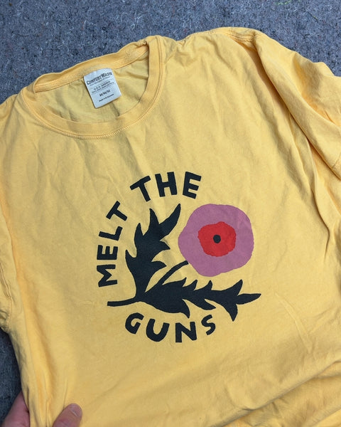 ComfortWash Melt The Guns Graphic T-Shirt, Size M