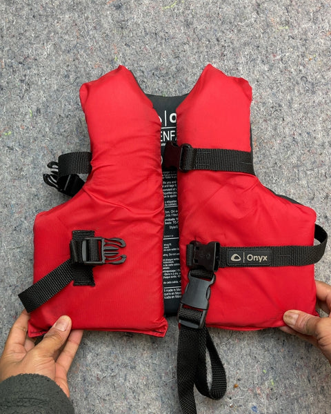 Onyx Child Life Vest, Sz 33-55 lbs