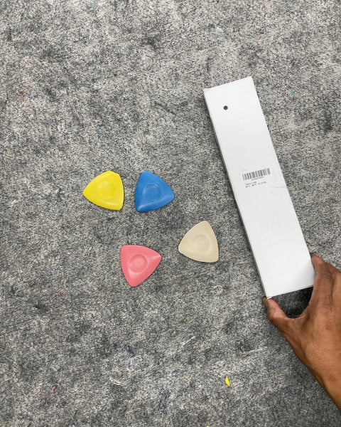 Multicolor Triangular Tailor's Chalk Set