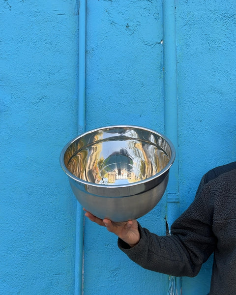 Large Stainless Steel Mixing Bowl, W11"