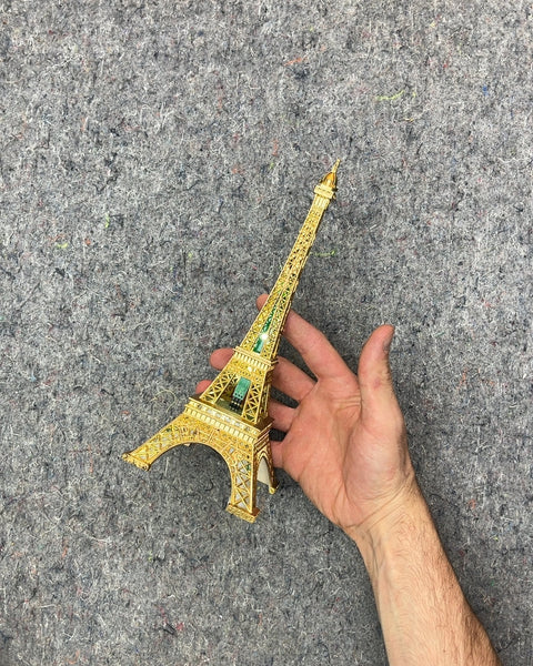Gold Eiffel Tower That Lights Up Too