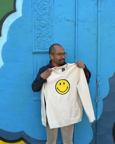 GAP Smiley Face Sweater, Size M