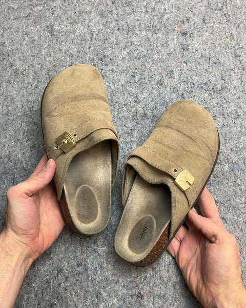 Dr. Scholl's Louis Iconic Suede Clogs, Size US 6.5 M or EU 39