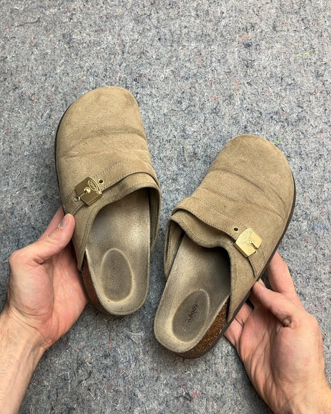 Dr. Scholl's Louis Iconic Suede Clogs, Size US 6.5 M or EU 39