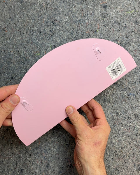 Cute Pink Checkered Wall Shelf