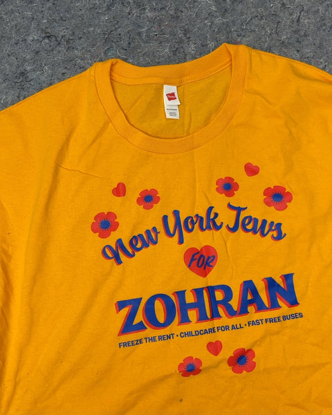 Hanes New York Jews for Zohran T-Shirt, Size 2XL