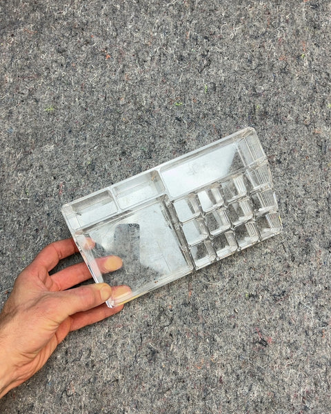 Clear Plastic Makeup Organizer Tray