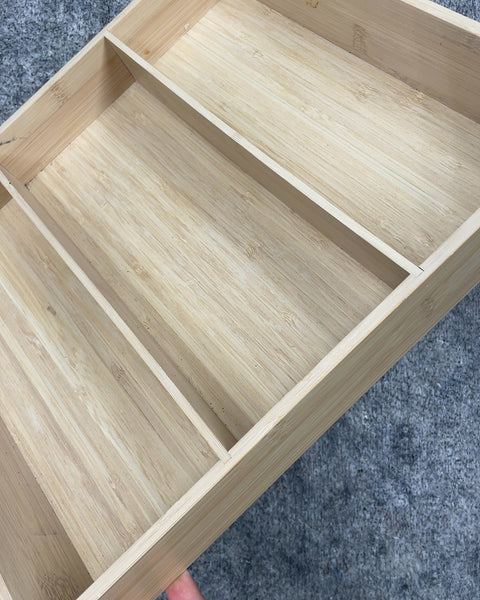 IKEA UPPDATERA Bamboo Drawer Organizer, 12 x 15 in