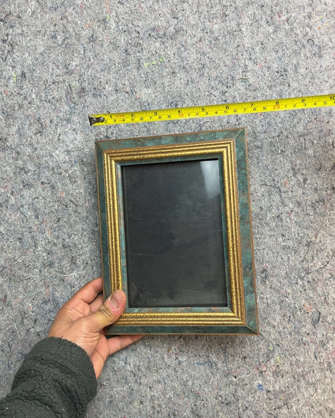Ornate Gold & Teal Picture Frame, 6x8"