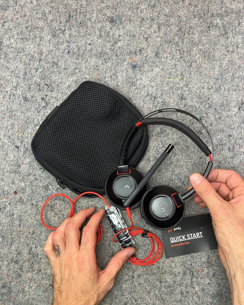 Plantronics Poly Blackwire 5220 Stereo USB Headset