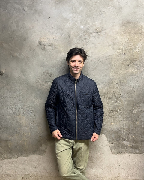Barbour Black Quilted Jacket, Size L